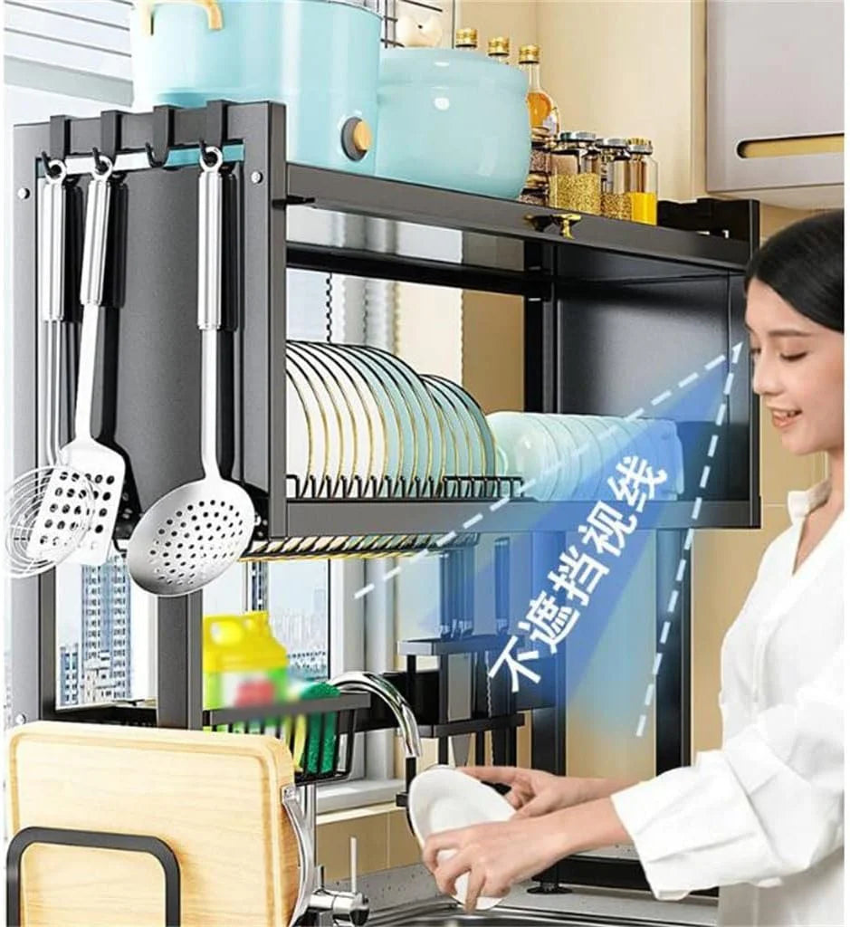 Multi Functional Kitchen Sink Shelf With Built in Cabinet Door